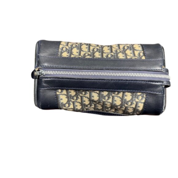 Christian Dior Trotter Canvas Shoulder Bag Black Vintage Authentic - Picture 8 of 11